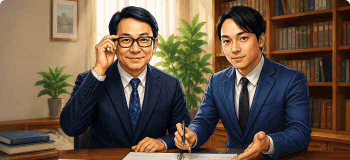 2名の税理士による相談対応のイメージ